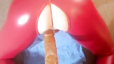 taking advantage of the crotchless pants - 13 image