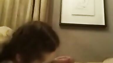 Sexy trans girl gags on cock - 14 image