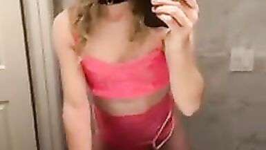 Teen Crossdresser Fucks and Begs For Cock - 12 image