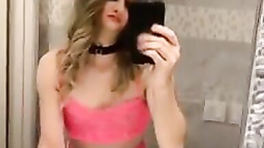 Teen Crossdresser Fucks and Begs For Cock - 14 image