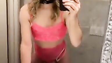 Teen Crossdresser Fucks and Begs For Cock - 4 image