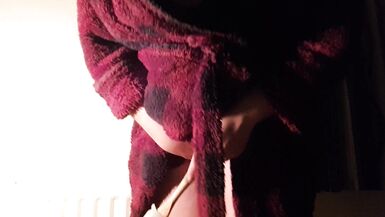 Solo Sissy Red Panty Schlapping - 14 image