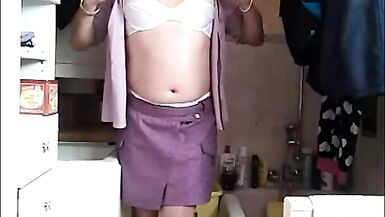 Patty crossdresser purple outfit - 11 image