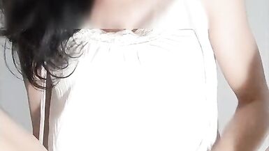 Cute Glasses Shemale Anal Training 2 - 15 image