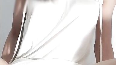 Cute Glasses Shemale Anal Training 2 - 2 image