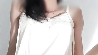 Cute Glasses Shemale Anal Training 2 - 6 image