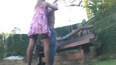 Shemale in the park - 12 image