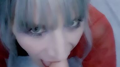 Skinny scottish crossdressing sissy plays with dildo - 1 image