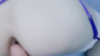 Skinny scottish crossdressing sissy plays with dildo - 11 image