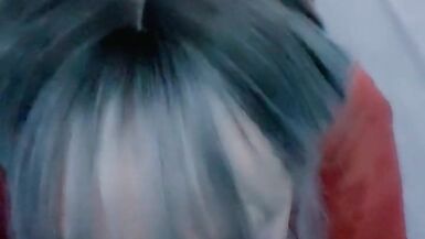 Skinny scottish crossdressing sissy plays with dildo - 3 image