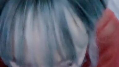 Skinny scottish crossdressing sissy plays with dildo - 6 image