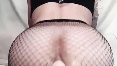 SISSY TRAP  -  RIDE HUGE DILDO - 14 image