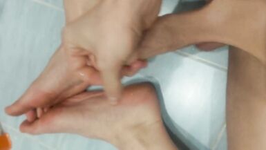 masturbate dick on my feet - 9 image