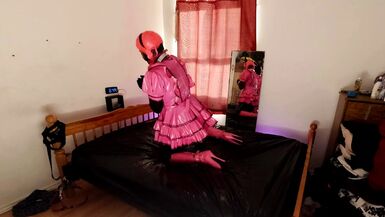 Sissy Maids Self Bondage Fiddle and Ballet Boots - 1 image