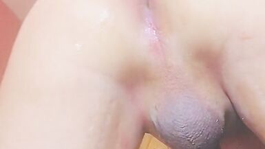 I play with my huge cucumber - 4 image