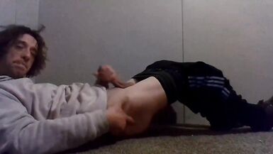 Stripping To My Boxer-Briefs And Stroking - 3 image