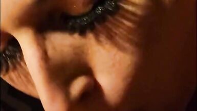 Trans girlfriend blows daddy in her lingerie - 10 image