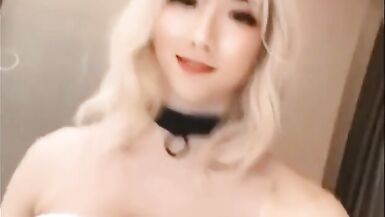 Happy belated ladyboy xmss wank and cumshot - 10 image