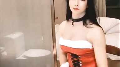 Happy belated ladyboy xmss wank and cumshot - 3 image