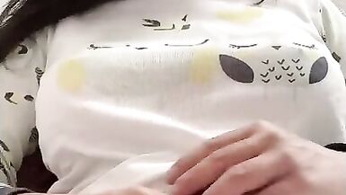 shemale put hair clamp her cock while masturbating - 8 image