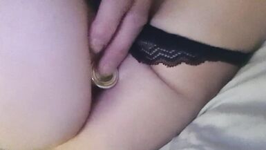 my blue underwear and dildo up my ass - 8 image