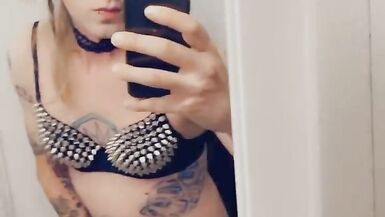 Trans Goddess Fingers Herself