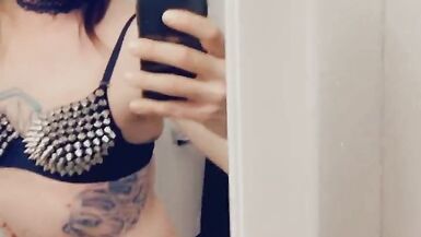 Sexy Shemale Angel Loves Showing off Her Goods - 11 image