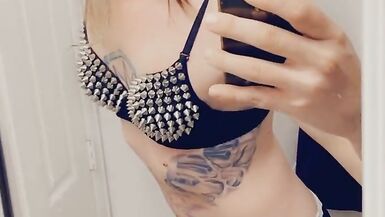 Sexy Shemale Angel Loves Showing off Her Goods - 5 image