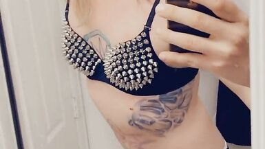 Sexy Shemale Angel Loves Showing off Her Goods - 9 image