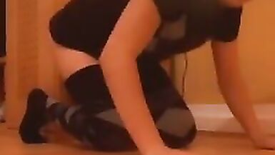 Cute Femboy fucks a Dildo - 12 image