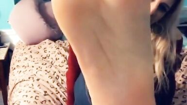 Mikayla worshipping her sexy feet - 11 image