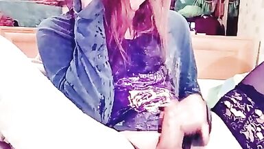 Hattabi4ik Hot Femboy Massive Self Facial Gold Rain And Crossdresser Sissygasm Cum Slut - 2 image