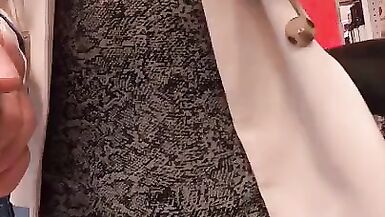 Exciting Cock-out Walking & Cumshot - 5 image