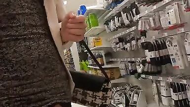 Exciting Cock-out Walking & Cumshot