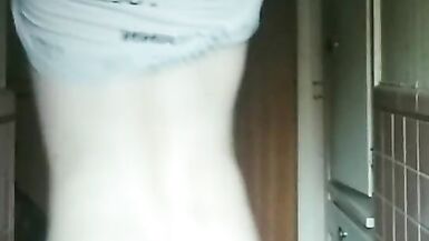 TGirl Plays with Her Cock and Spreads Ass - 3 image