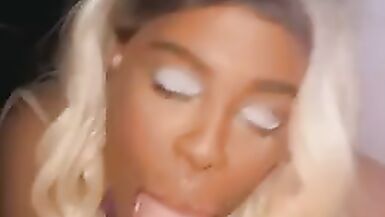 hot blonde taking 10 inches of BWC - 11 image