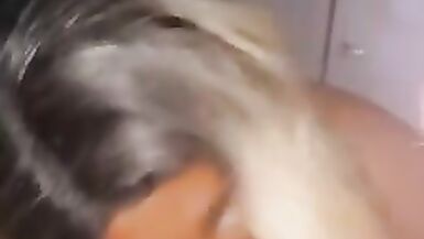 hot blonde taking 10 inches of BWC - 12 image