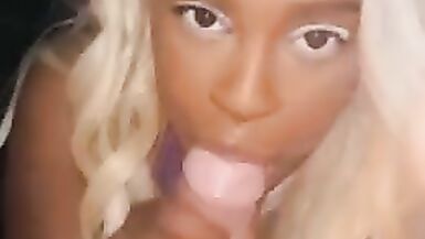 hot blonde taking 10 inches of BWC - 14 image