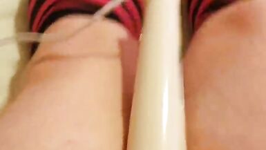 chubby chastity slut gets to vibe - 9 image