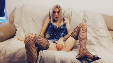 Trans Babe Loves To Pleasure Her Pussy - 12 image