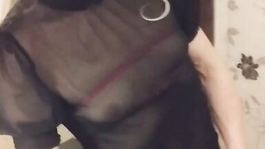 MissRoseTS Swedish Skinny Shemale Masturbation - 3 image