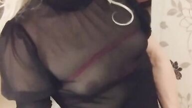 MissRoseTS Swedish Skinny Shemale Masturbation - 5 image