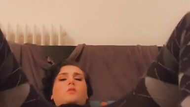 Cute Femboy fucking a dildo in Pantyhouse - 2 image