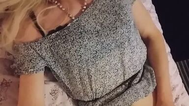 MissRose TS Hot Swedish Shemale Milf Saturday Masturbation - 1 image