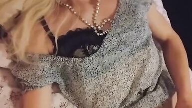 MissRose TS Hot Swedish Shemale Milf Saturday Masturbation - 2 image