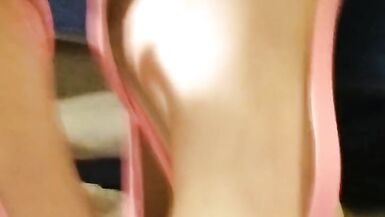 Sexy hot tranny sucking dildo thinking in you. - 7 image