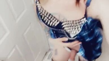 Gorgeous Tranny Loves Showing Her Clitty - 4 image