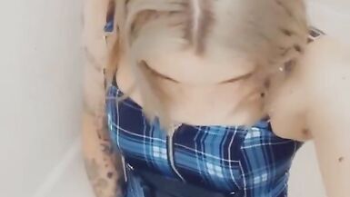 Sexy Tranny Wants You To Stroke Yourself With Her - 12 image