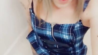 Sexy Tranny Wants You To Stroke Yourself With Her - 5 image