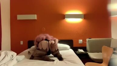 Beautiful Sissy Slut rides a huge dildo and sissygasms multiple times - 1 image